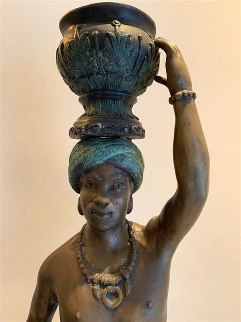 Bronze Statue Of Water Vessel Bearer Furniture And Home Living Home Decor Other Home Decor On