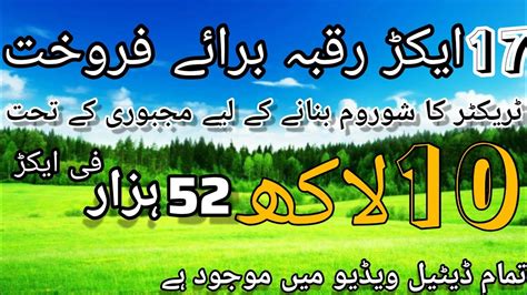 Agriculture Land For Sale Punjab In Pakistan 24 YouTube