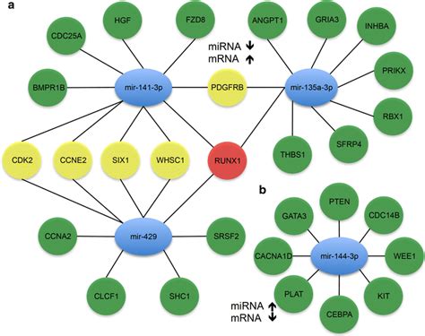 A Deregulated Genes Being Potential Targets Of The Top Deregulated