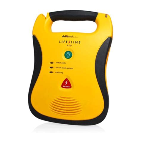 Lifeline Defibtech AED Semi Automatic Defibrillator 5 Year Battery