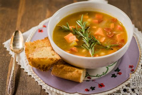 Hearty Vegan Vegetable Soup Recipe With Sweet Potatoes And Chickpeas