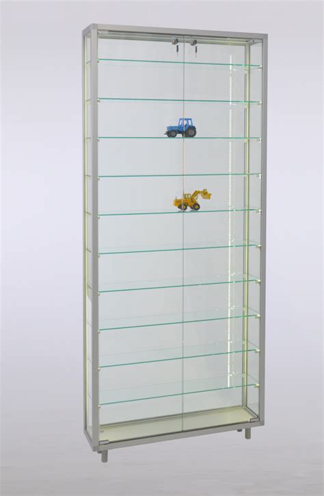 Vitrine C7819 78x19x183 5 Cm Aus ESG Sicherheitsglas Serie Class