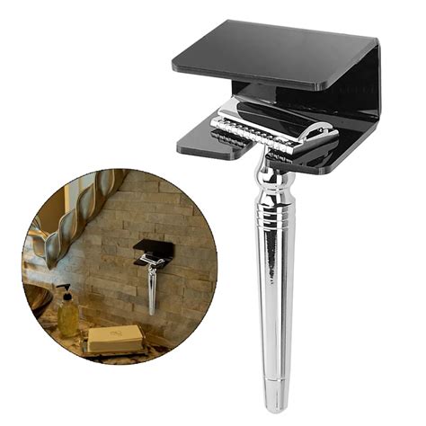 Zy Men Double Edge Safety Razor Set For Shave Beard Acrylic Stand