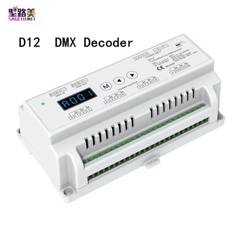 12 Kana W Sta E Napi Cie Dekoder DMX512 I RDM DC12V 24V 12CH 5A CV Png