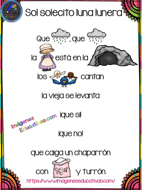 Canciones Con Pictogramas Para Infantil Y Preescolar 5 Imagenes