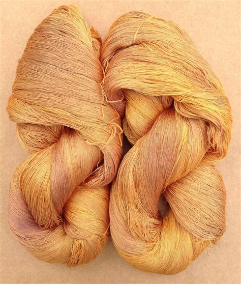 Hand Dyed Silk Yarn Spun Silk Yarn Weaving Lace Knitting Lacemaking