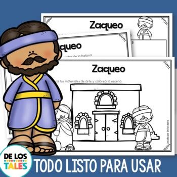 Personajes B Blicos Zaqueo By De Los Tales Tpt