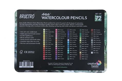 Brustro Artists Watercolour Pencil Set Of 72 KDS Art Store