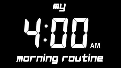 My 4am Morning Routine Why I Wake Up So Early Youtube