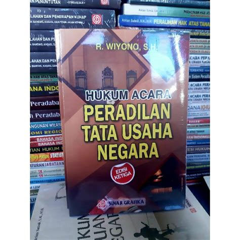 Jual Buku Hukum Acara Peradilan Tata Usaha Negara R Wiyono Shopee