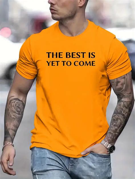 Best Yet Come Print T Shirt Tees Men Casual Short Sleeve T Temu Canada