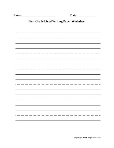 Printable Writing Worksheets For First Graders 835049 Free Worksheets