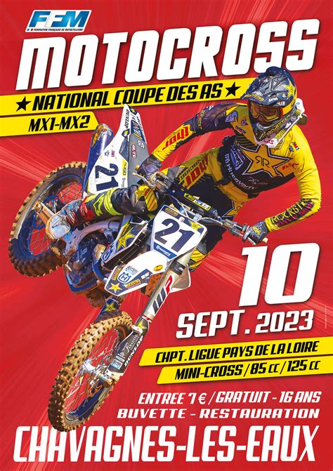 Info Motocross Chavagnes 10 Septembre Ligue Motocycliste Des Pays