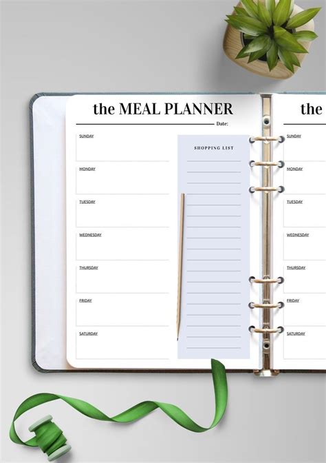 Monthly Meal Planner Templates Artofit