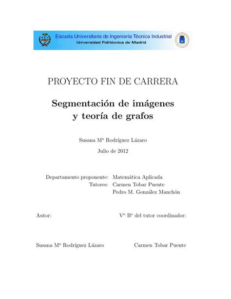 Pdf Segmentacion De Imagenes Y Teor A De Grafos Dokumen Tips