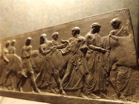 Greek art - Parthenon frieze /relief sculpture - Panathenaia Hecatomb ...