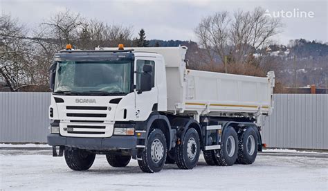 Scania P 380 Kipper 5 90m BORDMATIC 8x4 Muldenkipper Kaufen Polen