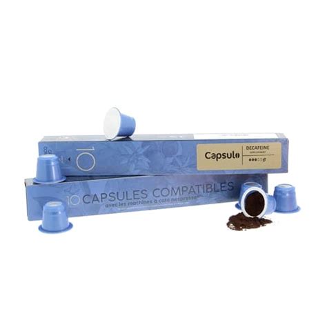 Capsule café Décaféiné Capsule Nespresso Capsulo LS Coffee