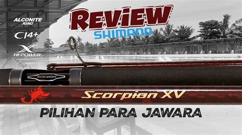 Joran SHIMANO SCORPION XV Fuji Alconite CI4 Hi Power X Blanks