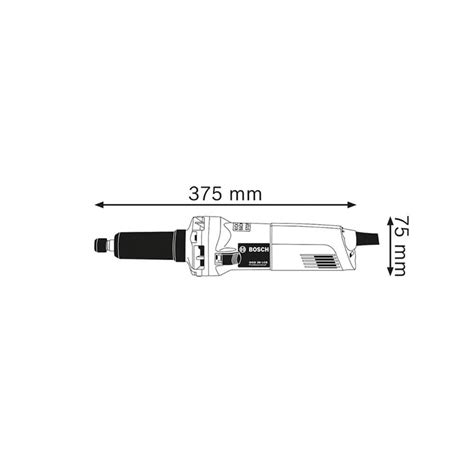 Retífica Reta Bosch Ggs 28 Lce 650w 220v 2 Chave em Nikkeypar