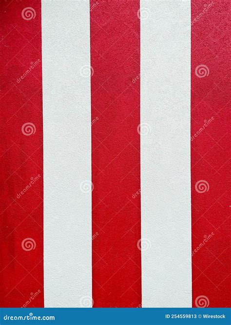 Illustration Of Red And White Vertical Stripes Stock Image Image Of