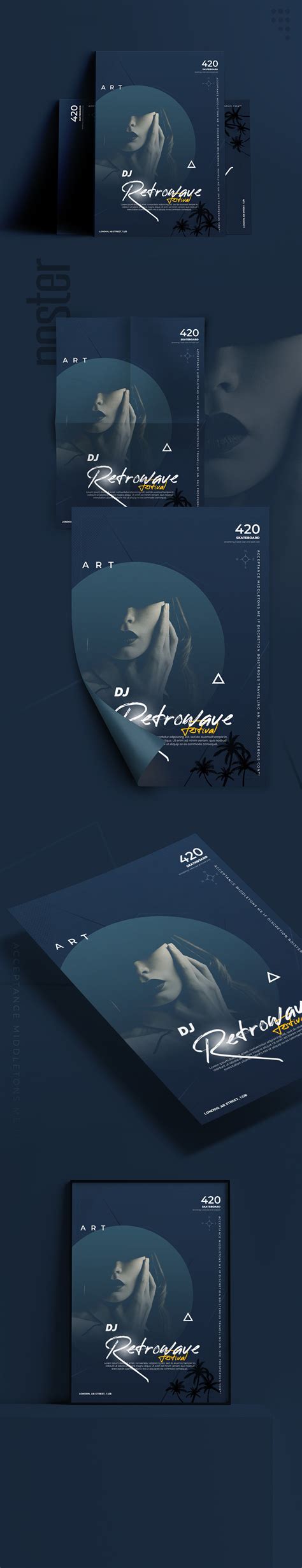 Free Event Poster Template on Behance