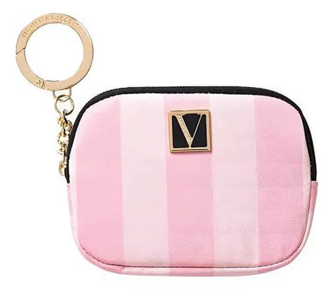 Carteira Victoria S Secret Porta Moedas E Chaveiro Cor Rosa Frete