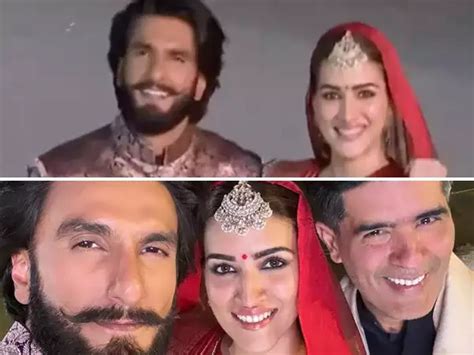 Kriti Sanon Ranveer Singh Walk The Ramp For Manish Malhotra In Kashi