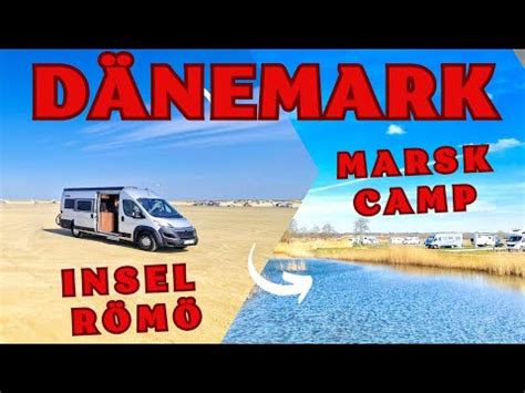 Dänemark Insel Römö toller Wohnmobil Stellplatz Marsk Camp