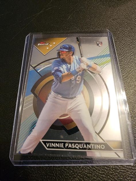 Topps Finest Vinnie Pasquantino Kc Royals Rookie Rc Ebay