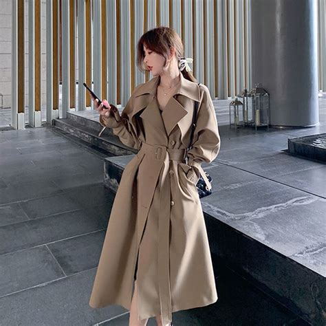 Trench Coat Korean Style Atelier Yuwa Ciao Jp