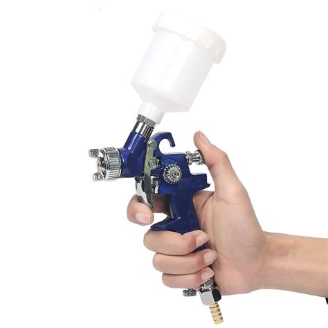 H Professional Hvlp Spray Gun Mm Mm Nozzle Mini Air Paint