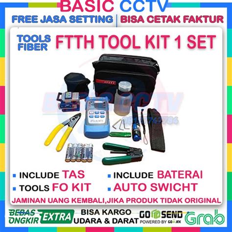 Jual CATV FTTH Tool Kit SET Lengkap OPM VFL Cleaver FO Fiber Optic