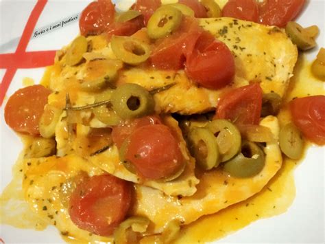 Petto Di Pollo Con Olive Verdi Pomodorini E Rosmarino Lucia E I Suoi