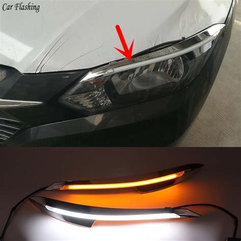 2pcs Led Daytime Running Light For Honda Hrv Hr V 2015 2016 2017 2018