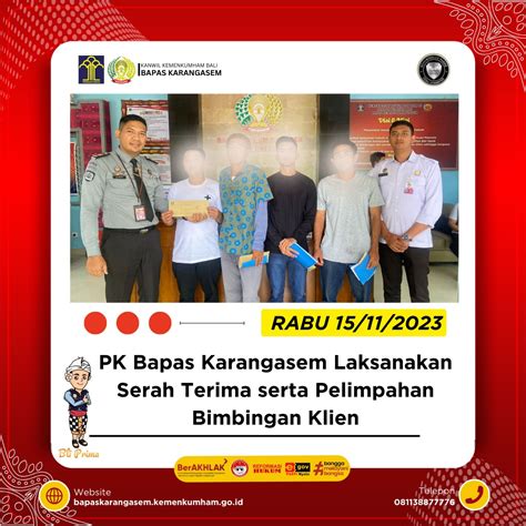 Pelita Pas Pk Bapas Karangasem Laksanakan Serah Terima Serta