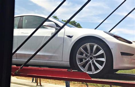 Tesla Model Roof Rack System Spotted New Car Delivered To Tesla Hq