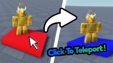 How To Make A Click To Teleport Part Roblox Studio YouTube