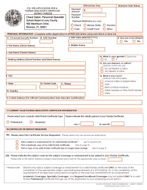 Fillable Online District Addon Program Completion Or Passing A Subject