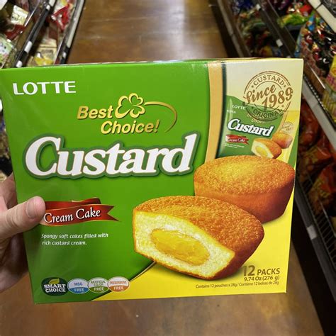 Lotte Custard Cake 9 73oz — Eastside Asian Market