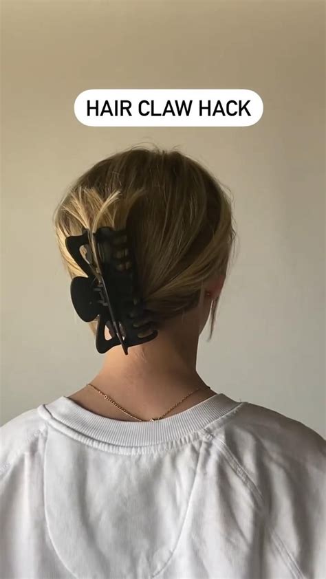 Long Hair Claw Clip Hack Artofit