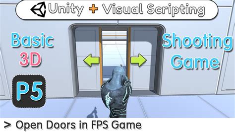 How To Open Doors In Fpstps 3d Game Unity 3d Visual Scripting Tutorial Part 5 Youtube