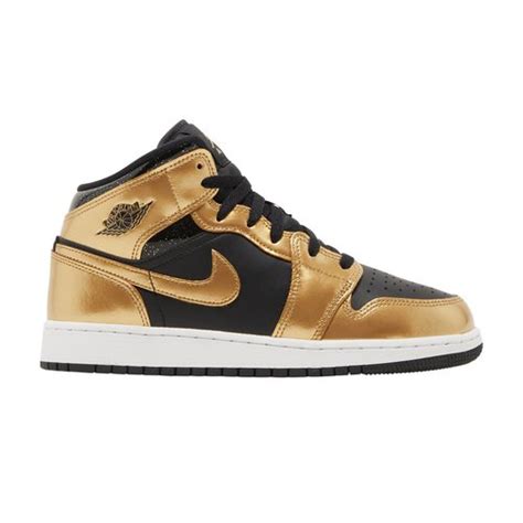 Air Jordan 1 Mid SE 'Metallic Gold Black' - DR6967-071 | Solesense