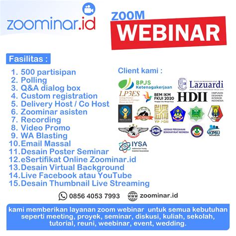 Sewa Zoom Meeting Dan Sewa Zoom Webinar Devpost