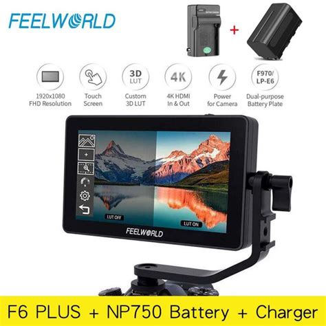 Feelworld F Plus V Inch On Camera Dslr Field Monitor D Lut Touch