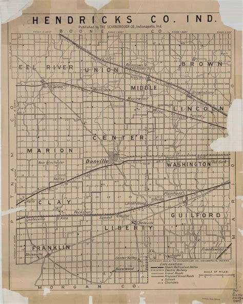 Hendricks County Indiana Map - Osiris New Dawn Map