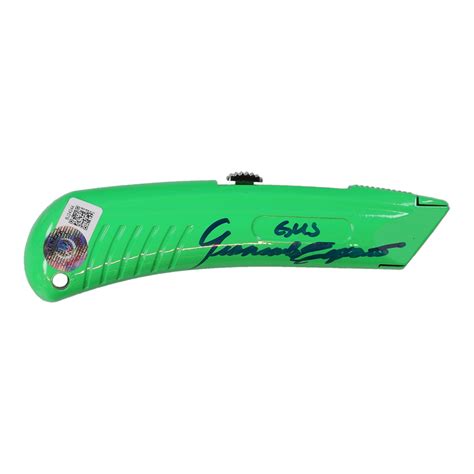 Giancarlo Esposito Signed Breaking Bad Box Cutter Inscribed Gus