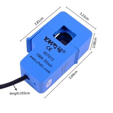 YHDC SCT 013 Non Invasive AC Current Sensor Split Core Transformer 100A