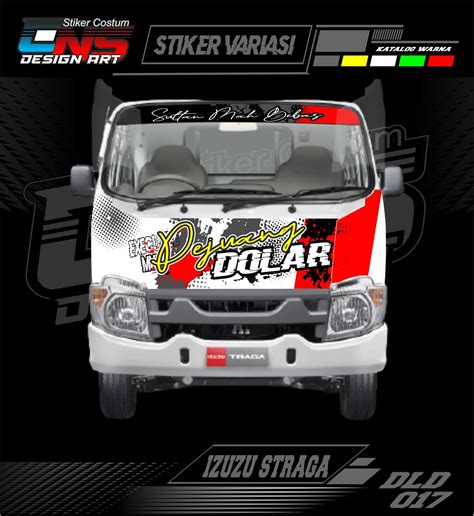 Sticker Stiker Depan Isuzu Traga Sticker Stiker Print Stiker Cutting