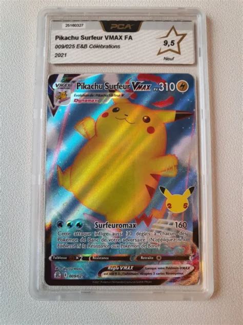 Carte Pokemon Pca Pikachu Surfeur Vmax Fa Celebrations Ans